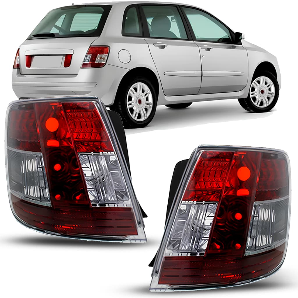 Lanterna Traseira Fiat Stilo 2008 A 2012 Canto Bicolor