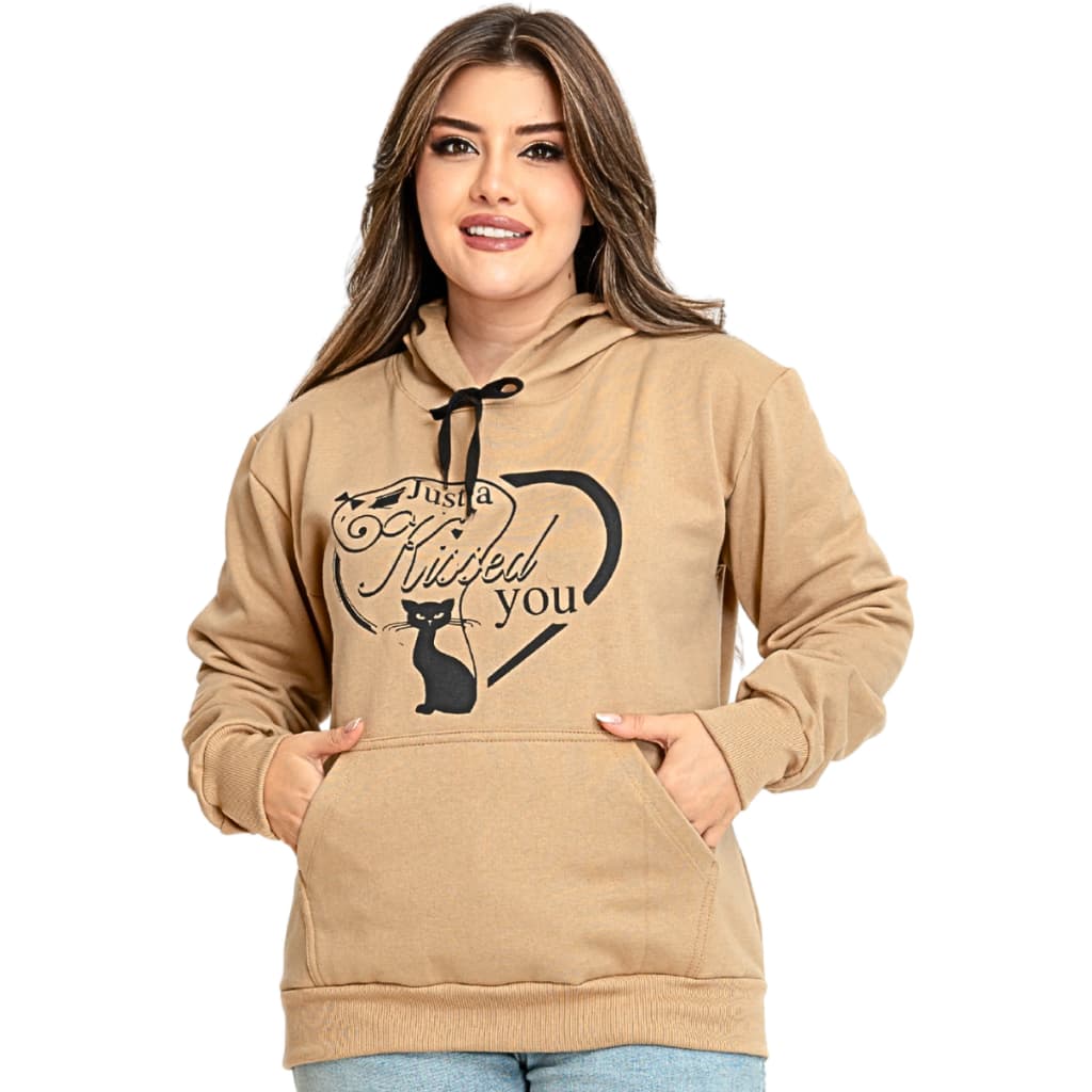 Blusa de frio Feminino  Premium com Capuz  Moderna e Confortável