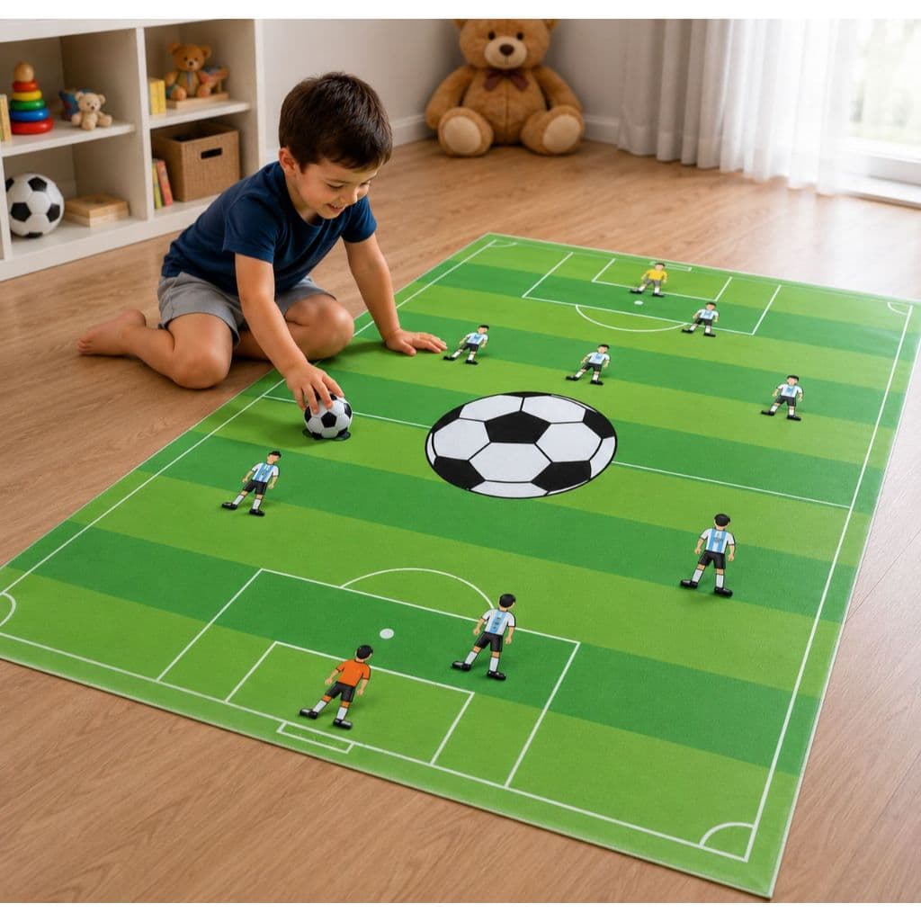 Tapete Infantil Atividade Grande Pista Corrida Bebe Kids 1,50 x 1,00 m (Grande)