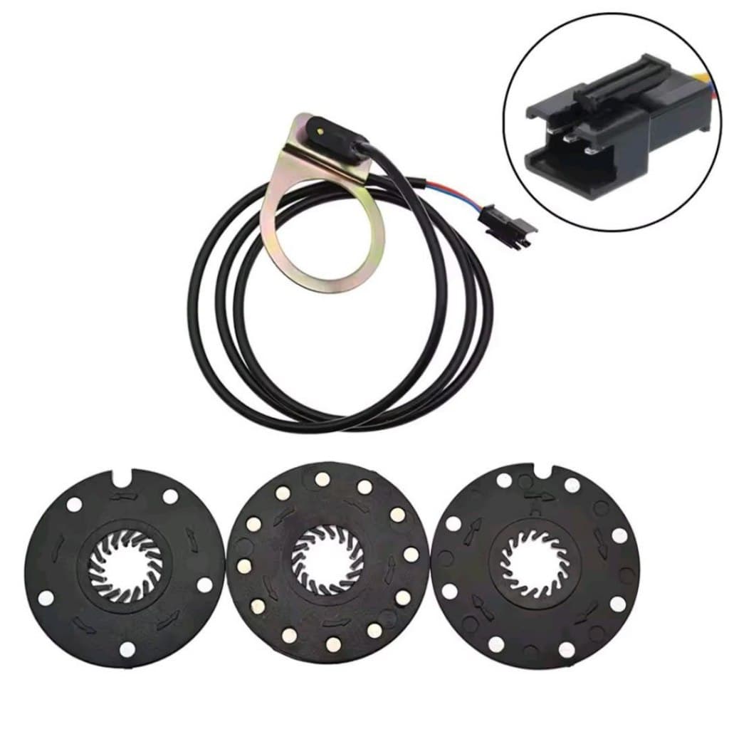 Sensor De Pedal Assistido Com Disco de Imãs De Bike Elétrica, 5, 8, 12 Ímãs, Sistema PAS Pedal