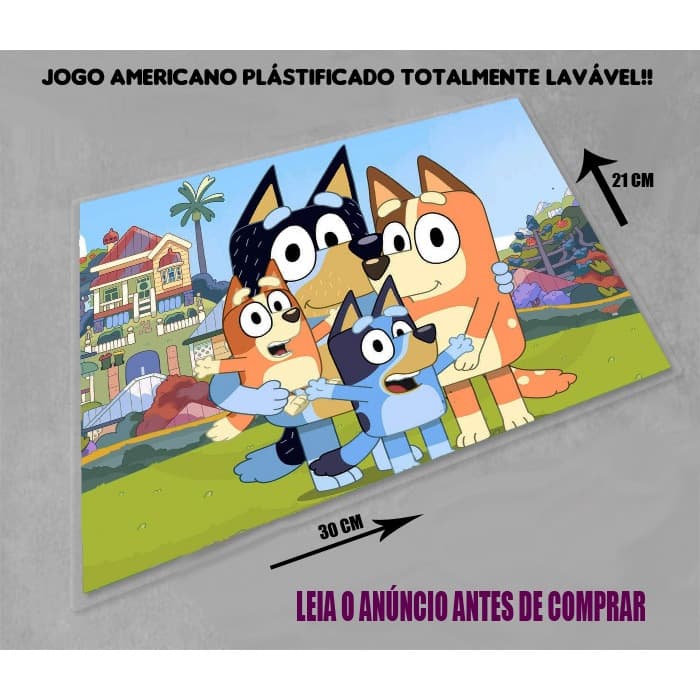 Jogo Americano Personalizado Festa Infantil - Vários temas -Festa infantil - Sousplat festa infantil