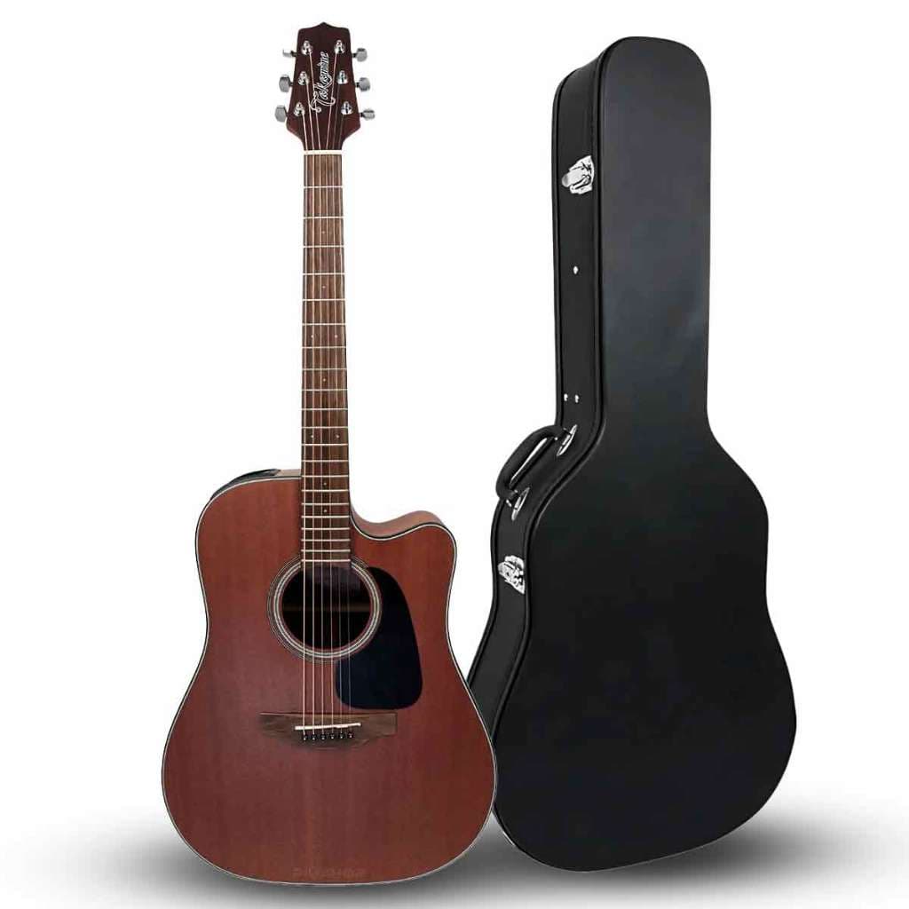 Kit Violão Takamine GD11MCE-NS Elétrico Folk Aço Cutaway + Case Premium VOIK BB-400 Profissional