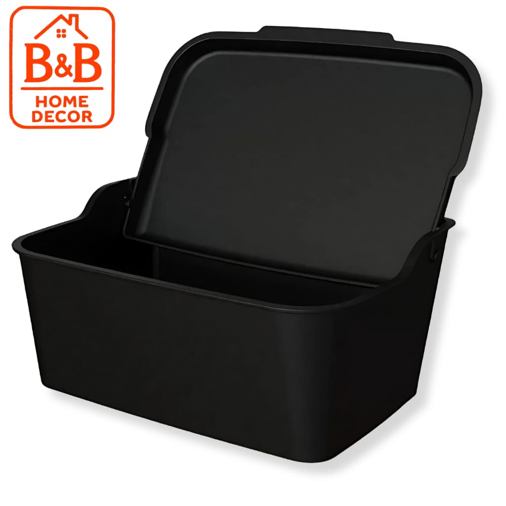 Saleiro 500ml Plástico Premium Tampa Basculante Ideal Para Cozinha Doméstica Industrial