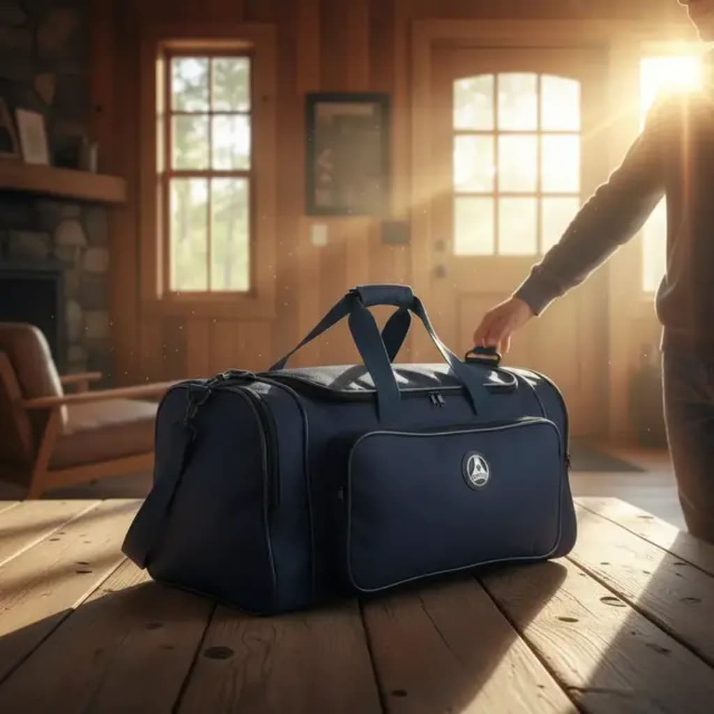 Sacola bolsa de viagem Grande Primicia Resistente Alça de mão e transversal regulavel 3601419