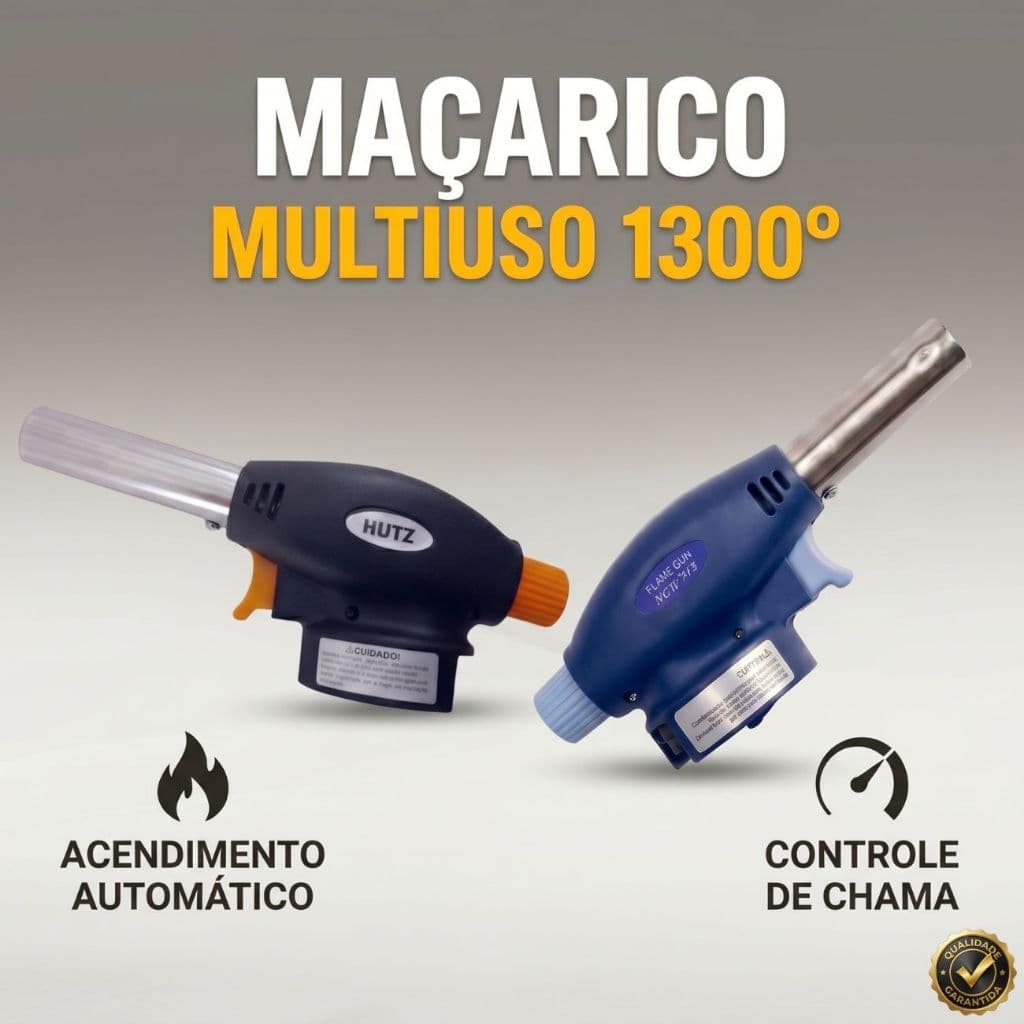 Maçarico Portátil Com Regulagem Culinário Gourmet Artesanato Gourmet Cozinha Confeitaria Multiuso