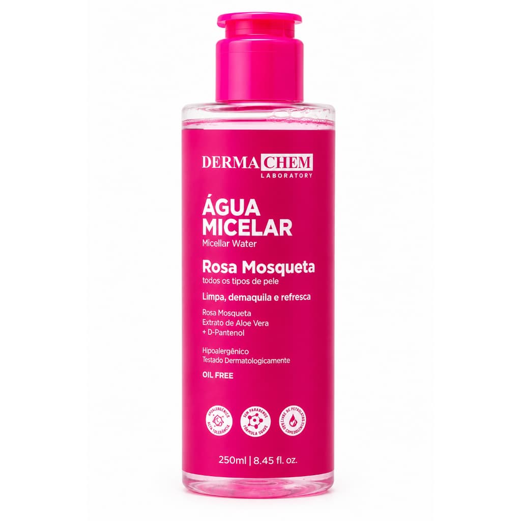 Água Micelar Rosa Mosqueta dermachem 250ml