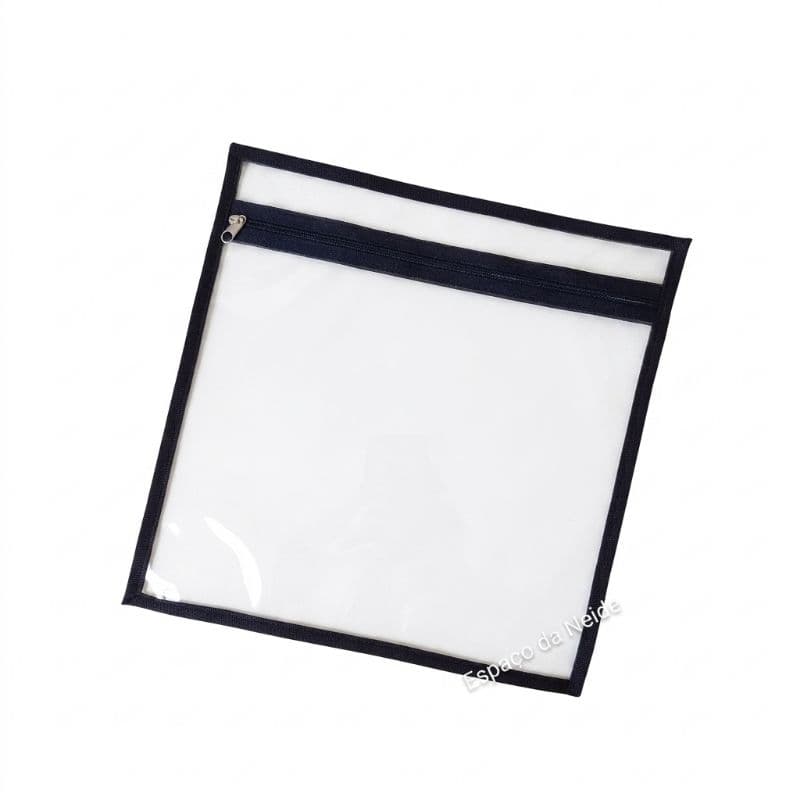 Saquinho Maior 35 x 35 cm organizador, plástico cristal transparente