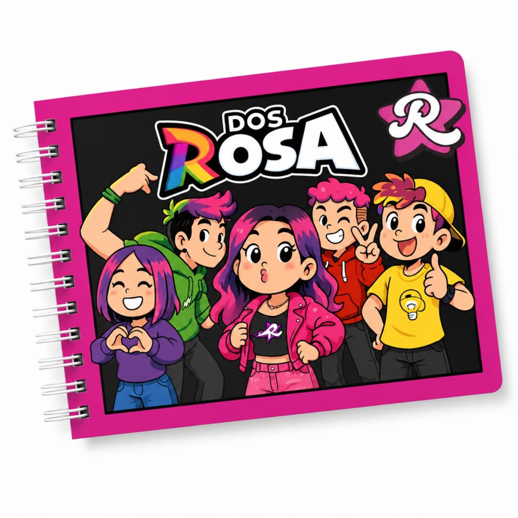 Livro de colorir Dos Rosa - Emily Vick - Capa dura - 50 desenhos