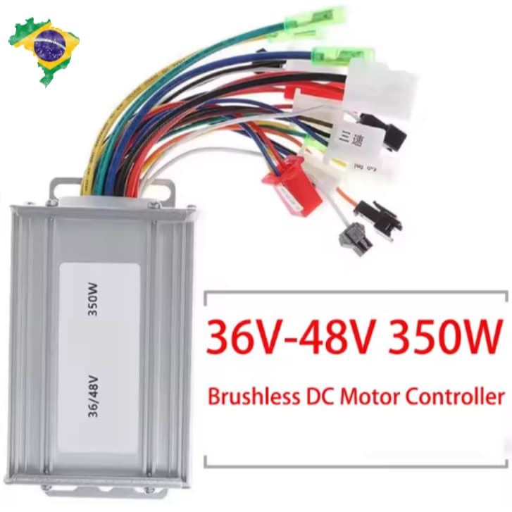 Módulo Controlador Bikes, Scooters, Patinetes Elétricos, Diversos Modelos 350W, 36V/48V