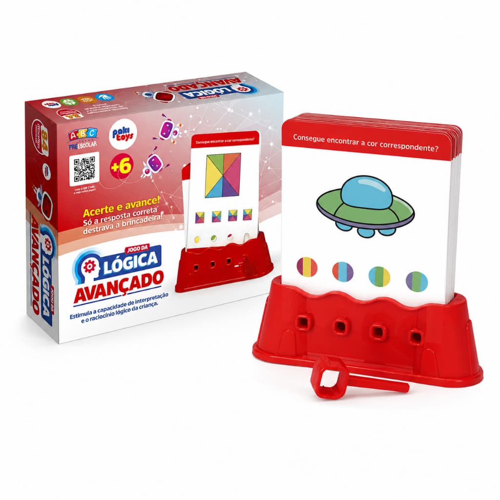 Jogo Da Lógica Avançado Infantil Educativo 84 Desafios