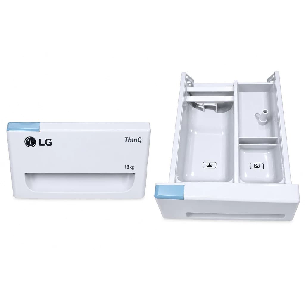 Gaveta Dispenser Original Lavadora LG FV5013WC4A Compartimento de Sabão e Amaciante