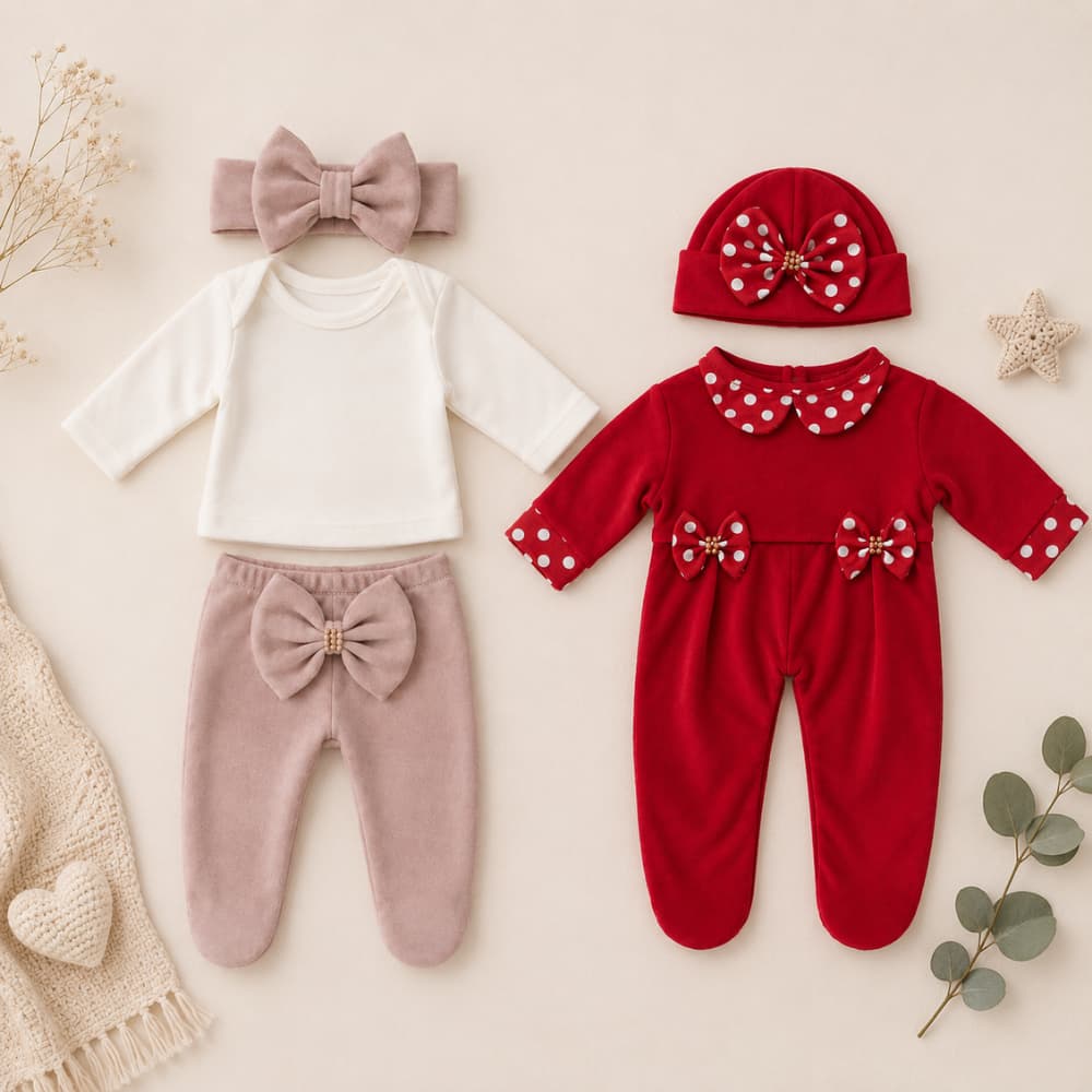Kit de Roupa Para Boneca Reborn de 45 a 50 cm 5 Peças