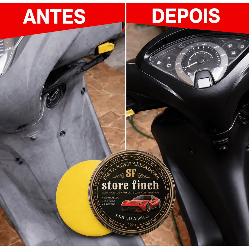 Revitalizador Pasta de Plásticos StoreFinch Renova Parachoque o melhor e Envio Rápido Garantido
