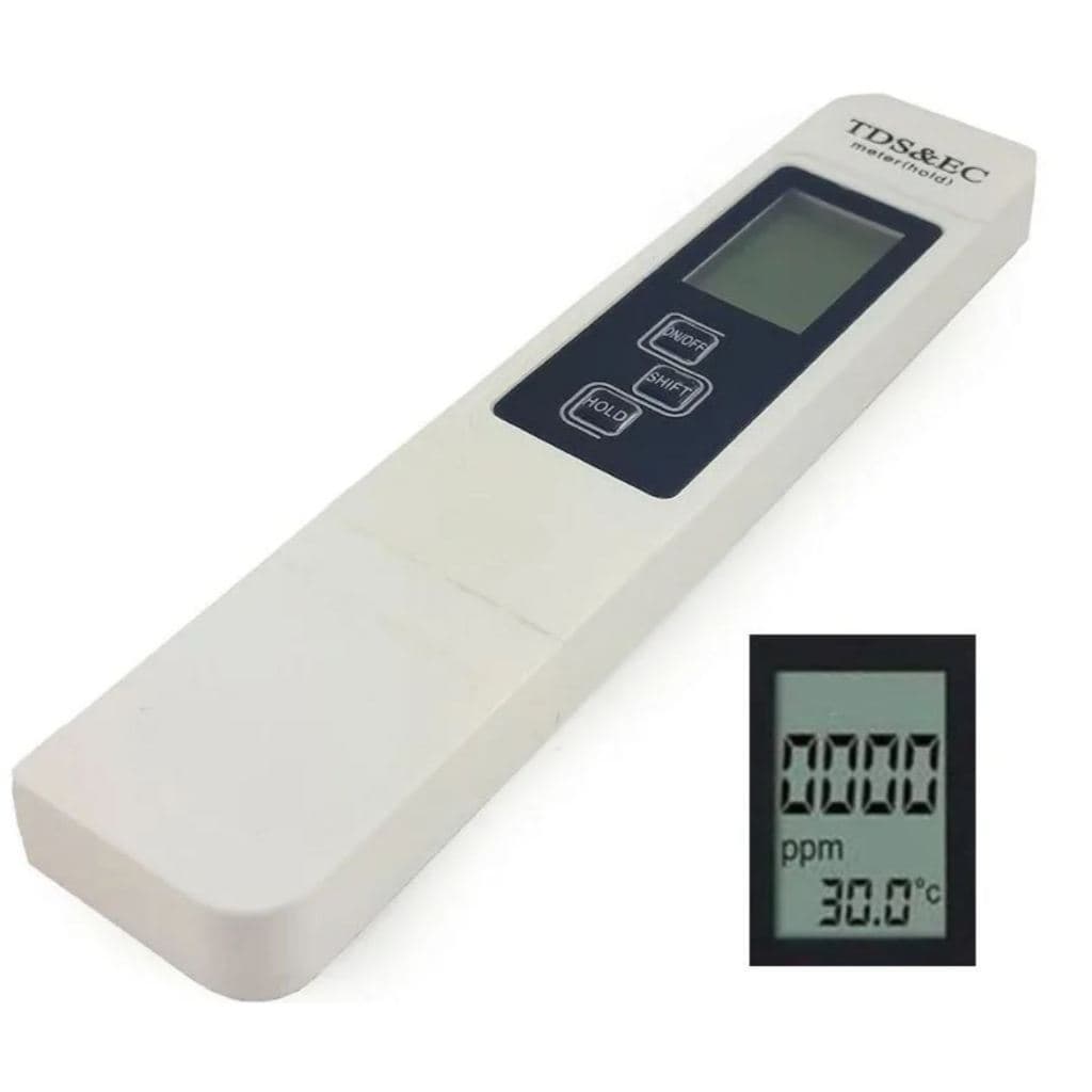 Medidor de EC Eletrocondutividade TDS PPM Cultivo Indoor - Meça a Carga de Fertilizantes de Uma Solução