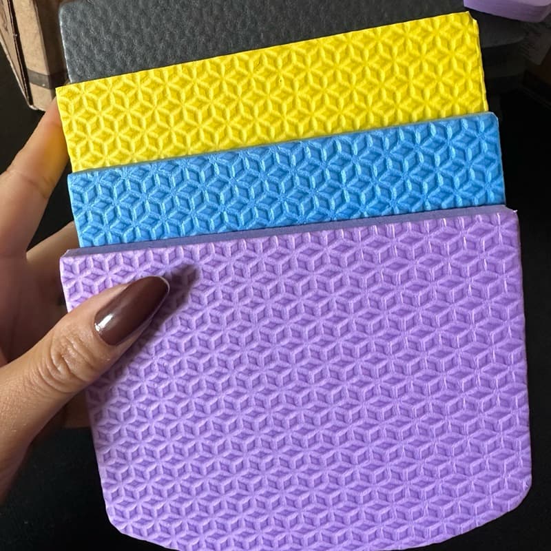 Kit 3 Espatula EVA Aplicador de Massa Rejunte Piso Azulejo Borracha Reforma Construção