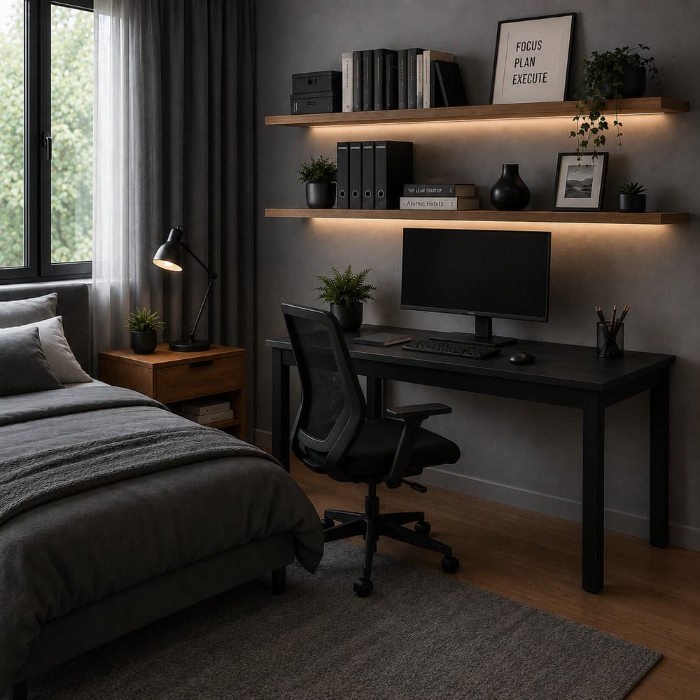 Escrivaninha Industrial Escritorio 120 Mesa Computador Escritorio Home Office Loft