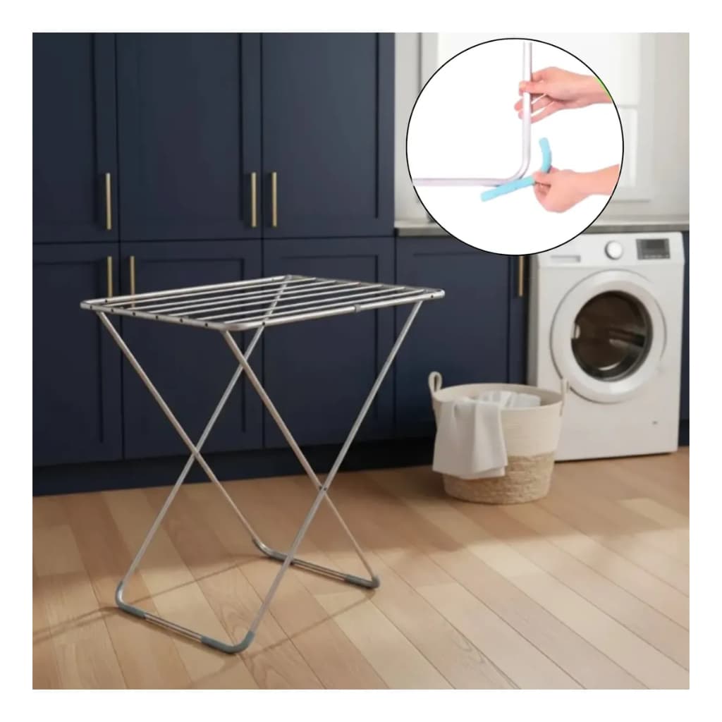 Protetor de Piso para Varal Mor - Kit com 4 Peças Azuis - Anti Ferrugem e Antirrisco para Madeira, Azulejo e Laminado
