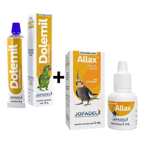 Kit  1 Pomada Dolemil 10gr + 1 Allax 5ml-Jofadel