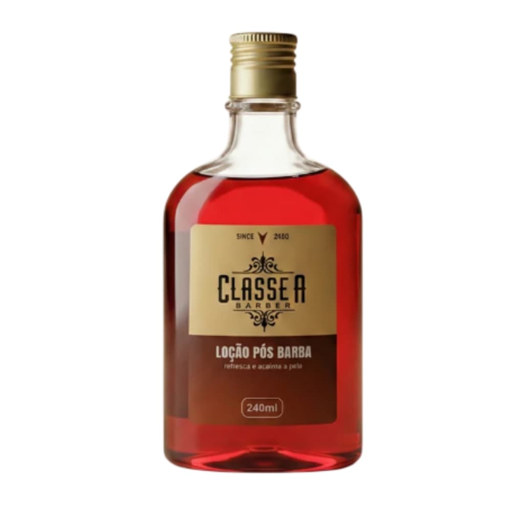 Loção Pós Barba Vermelha Classe A 240ml Refresca Acalma Pele