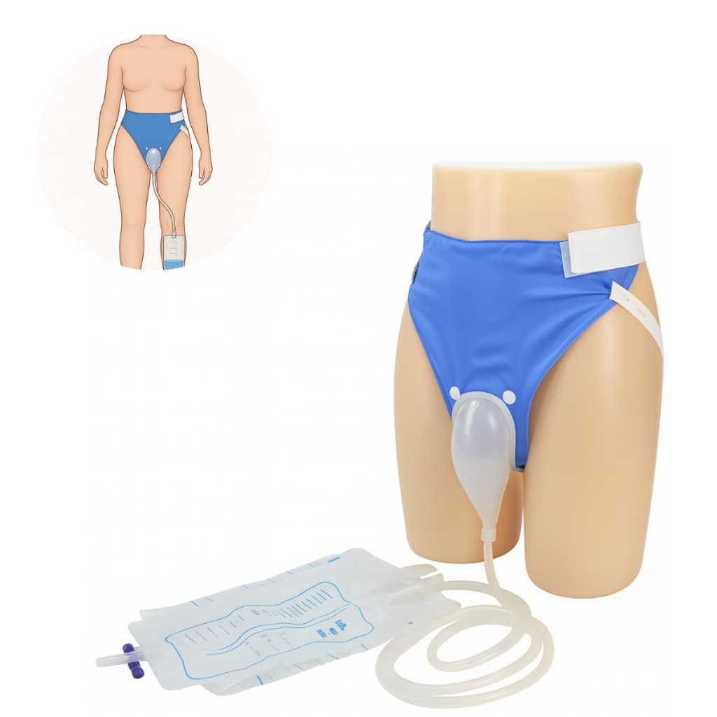 Coletor De Urina Portátil Silicone Vestível Cateter De Xixi