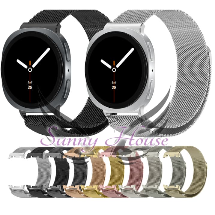 Pulseira Premium Magnética em Metal para Samsung Galaxy Watch 8/9 40/44mm/ Watch 8 Classic 46mm