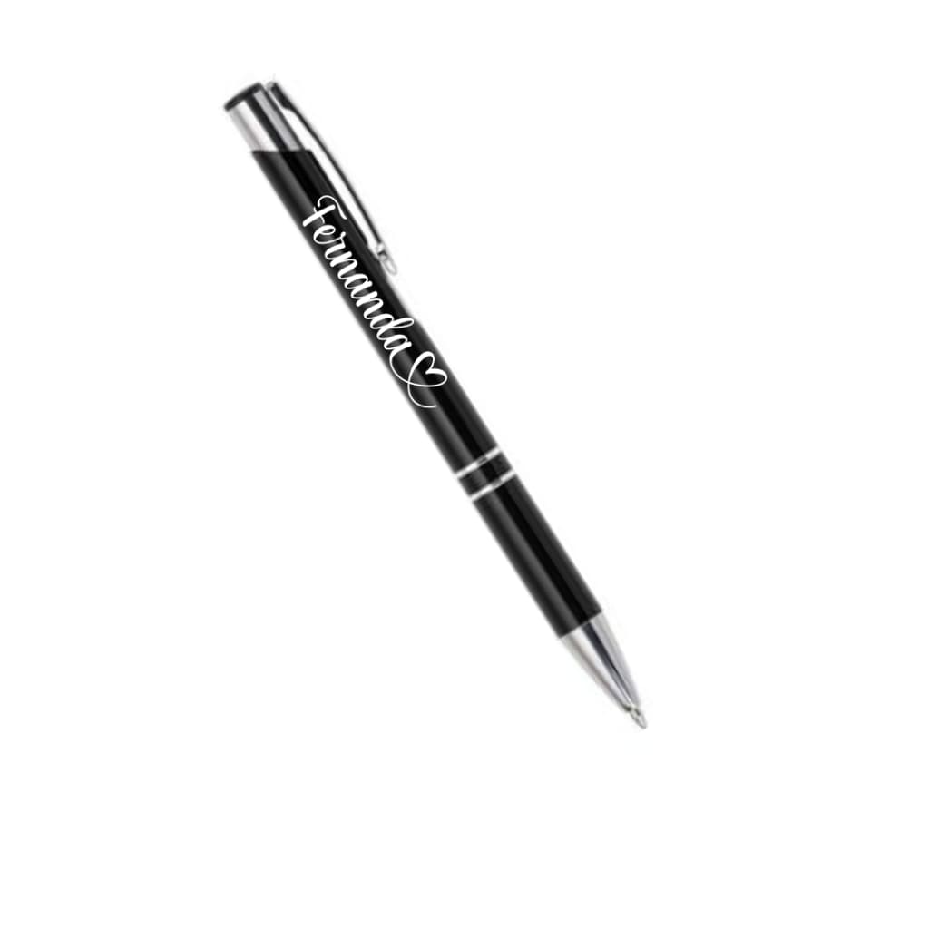 Kit 100 Canetas Premium Metal Personalizadas Nome Logo