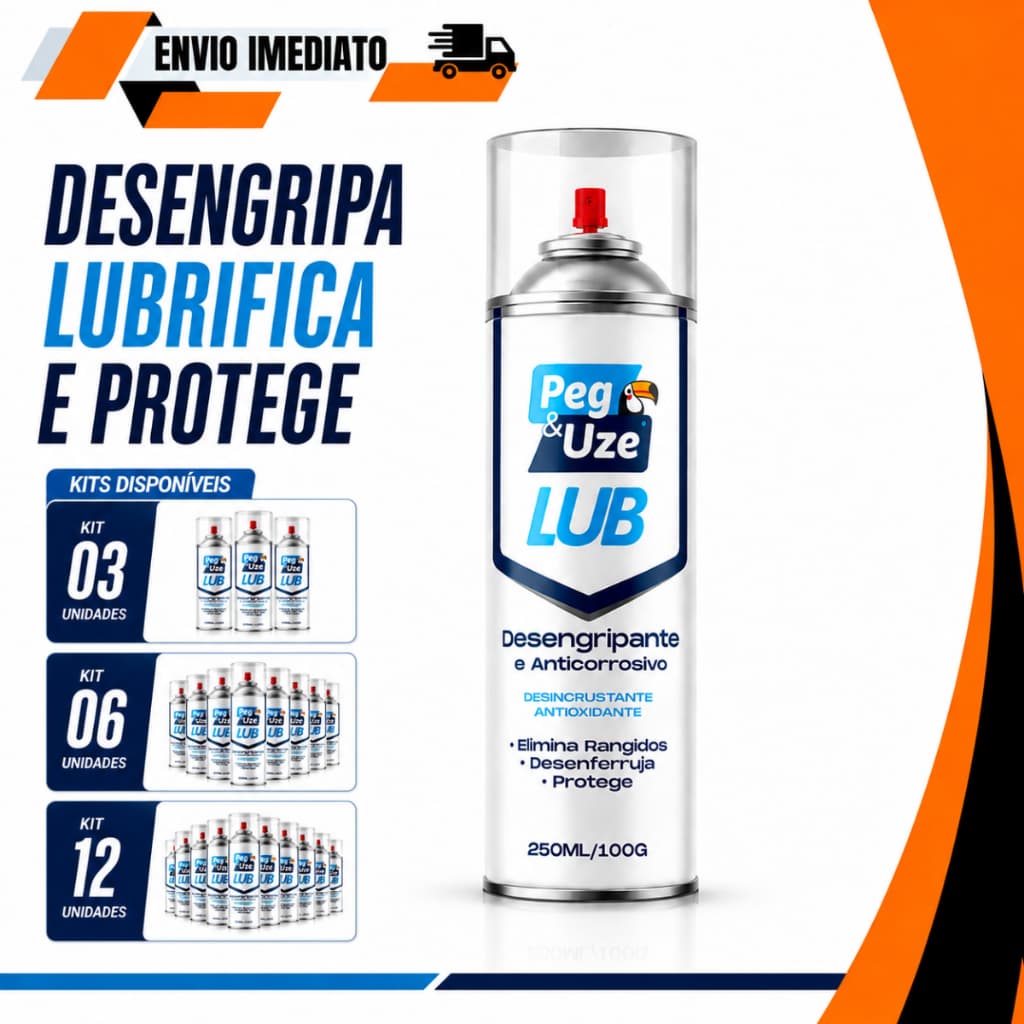 Kit Unidades Óleo Desengripante Antiferrugem 250ML - Etaniz