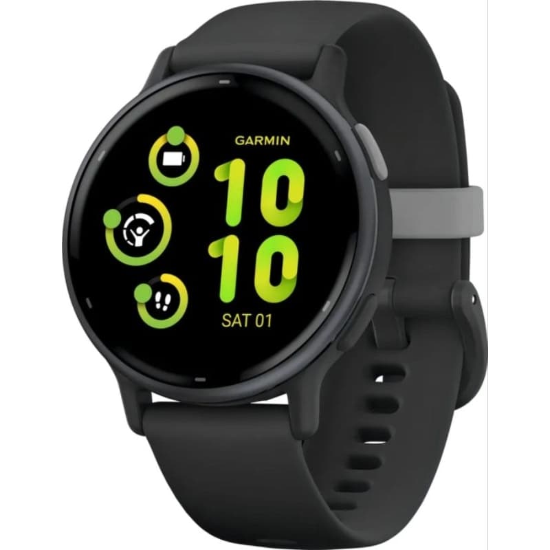 Relógio Garmin Vivoactive 5 Preto Monitor Cardíaco GPS SmartWatch 42mm
