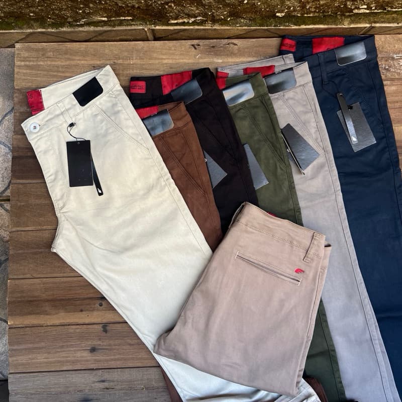 Calça Esporte Fino/Sarja Masculino Premium com Elastano