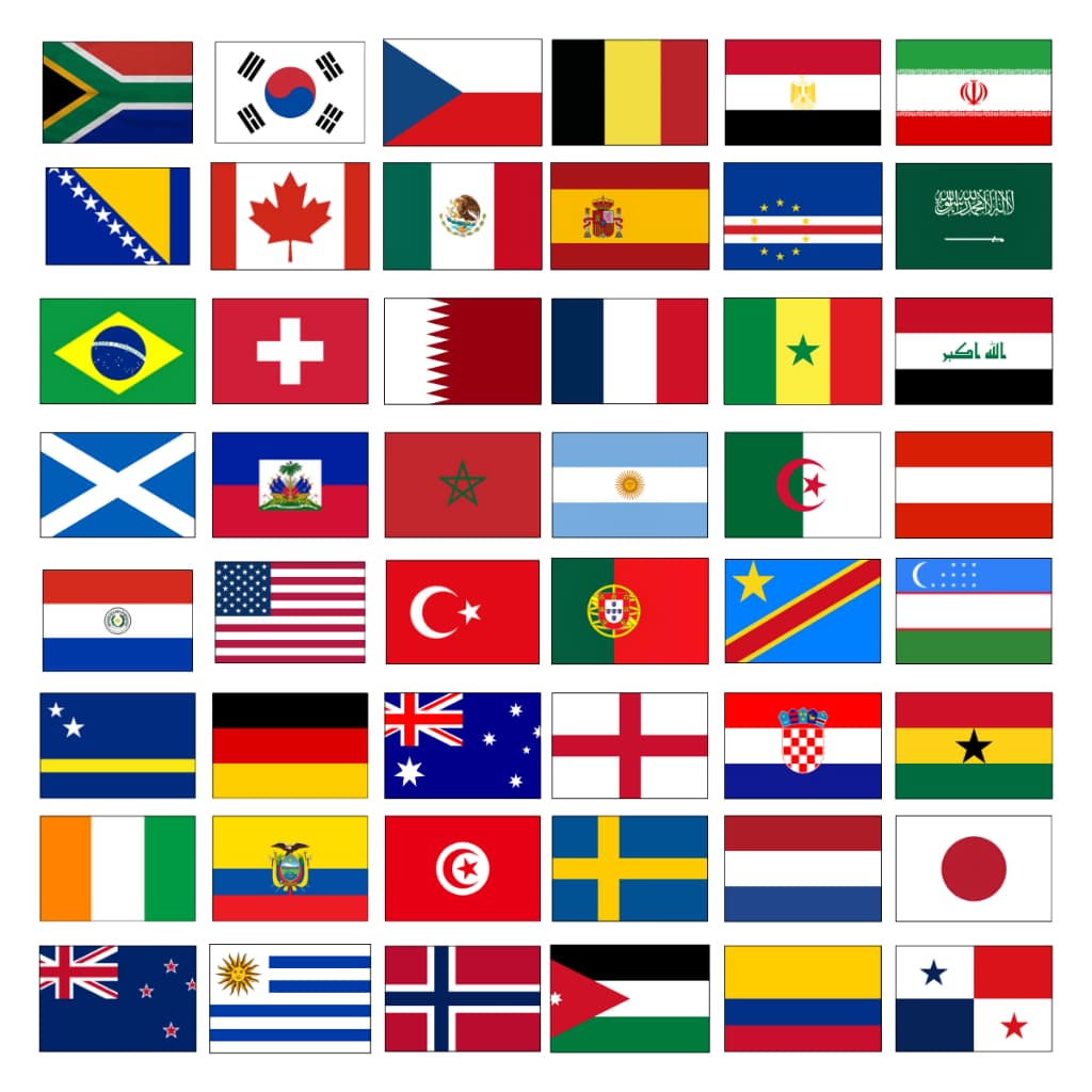 48 Adesivos Em Formato Retangular Copa Do Mundo Impermeáveis e Ideais p/ Decorar e personalizar