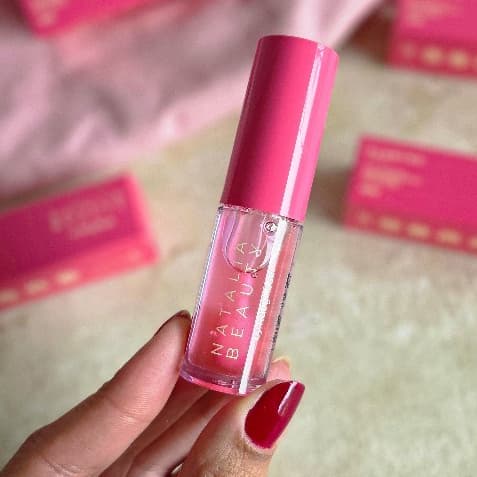Lip Oil Flowing Natalia Beauty by Ruby Rose Hidratante Efeito Glow Brilho Natural Cuidado Lábios