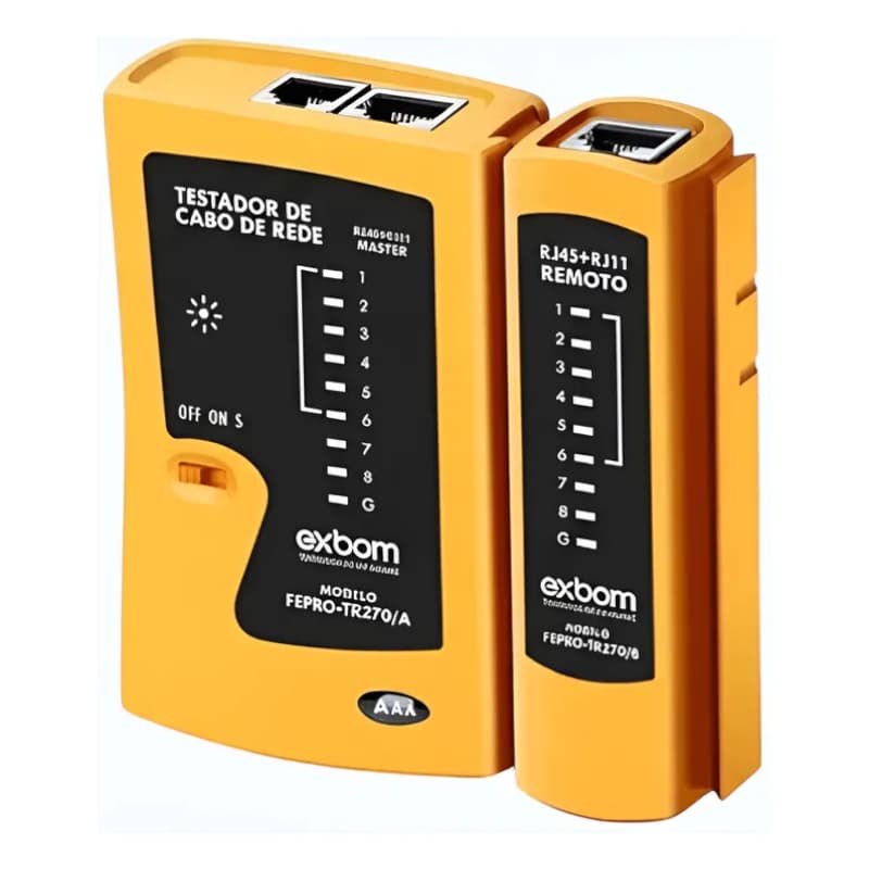 Testador Teste Crimpagem Cabo de Rede Lan Rj45 Rj11