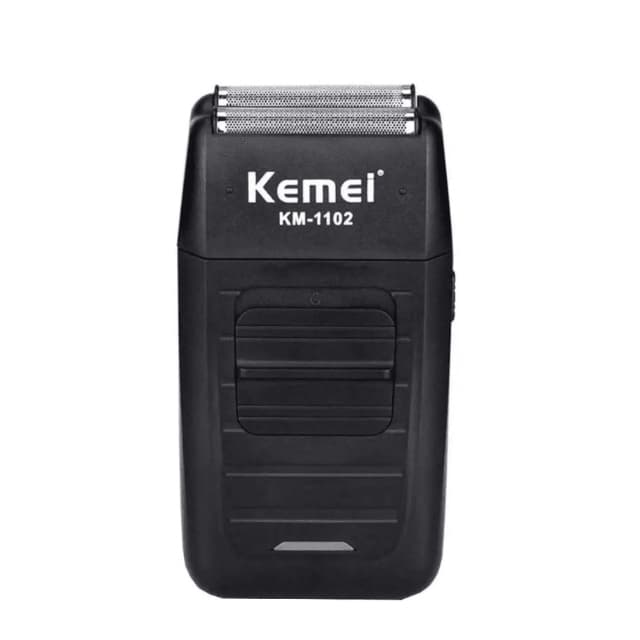 Barbeador Shaver Maquina de Barbear Kemei KM-1102 Recarregável Bivolt 110-220