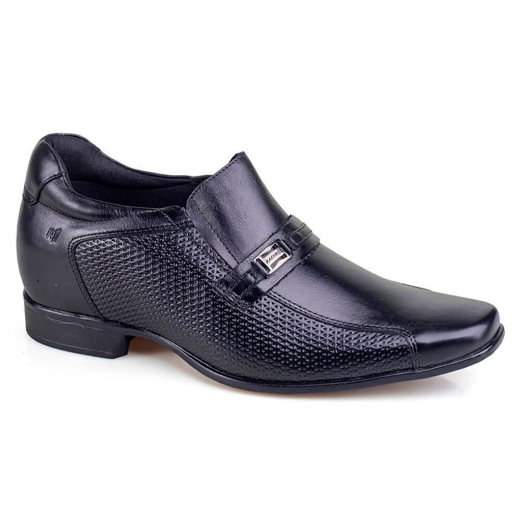 Sapato Social Masculino Rafarillo Original Executive Em Couro Legítimo Aumenta Altura 7cm 53054