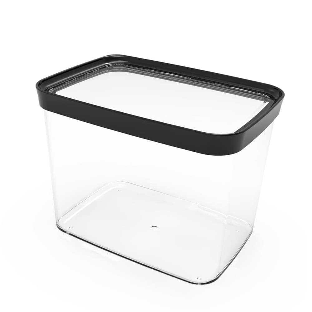 Pote Organizador Hermético 4L Helsim para arroz, feijão e mantimentos