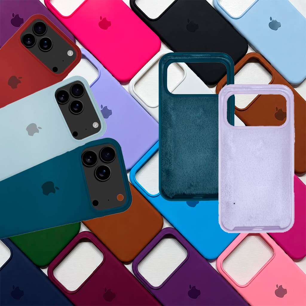 Capinha Case iPhone 17 Pro Silicone Aveludada Capa Premium