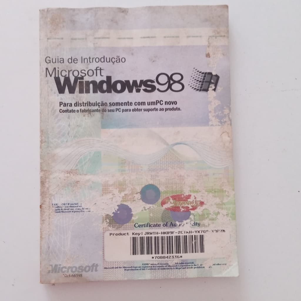 Livro Guia De Introdução Windows 98