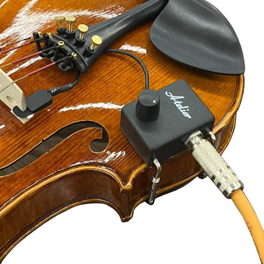 Captador Som Profissional Atelier Violino Acústico Captação no Cavalete