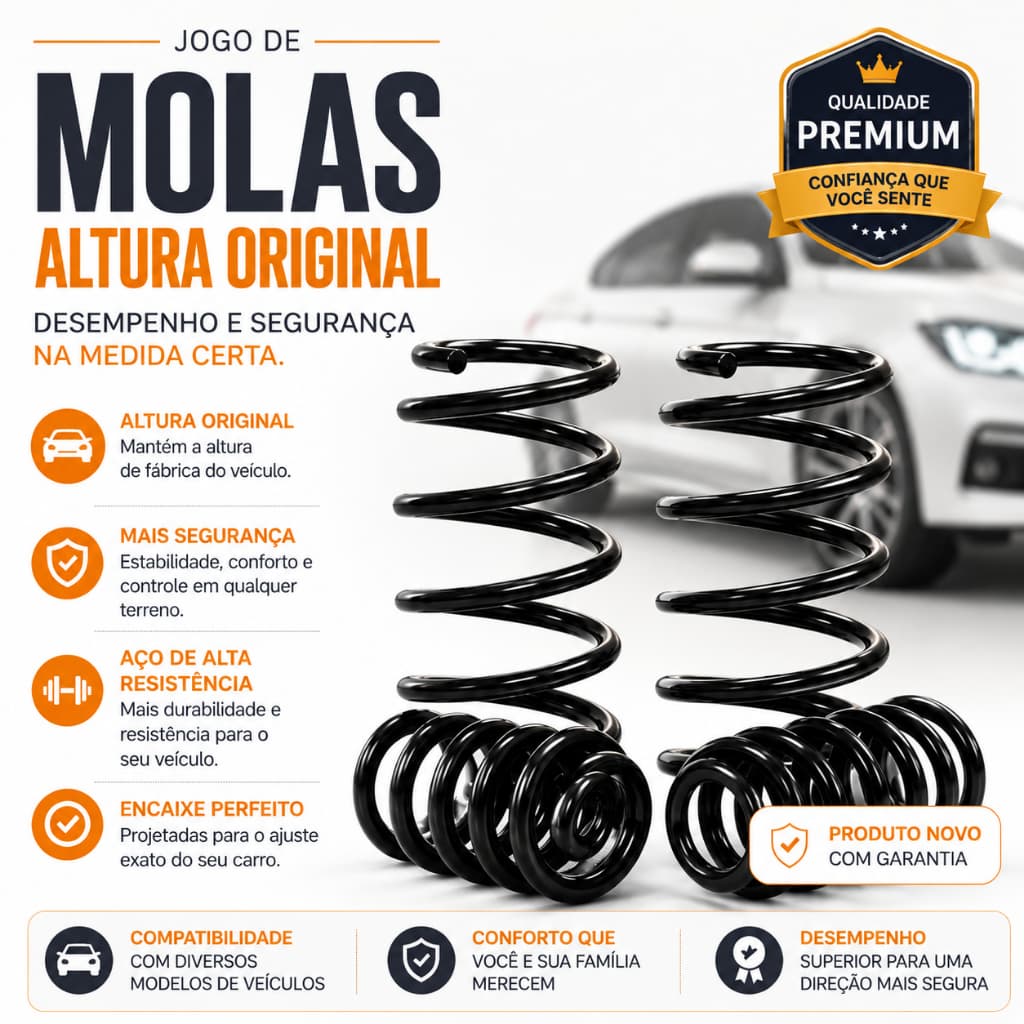 Jogo De Molas Convencionais Uno Novo