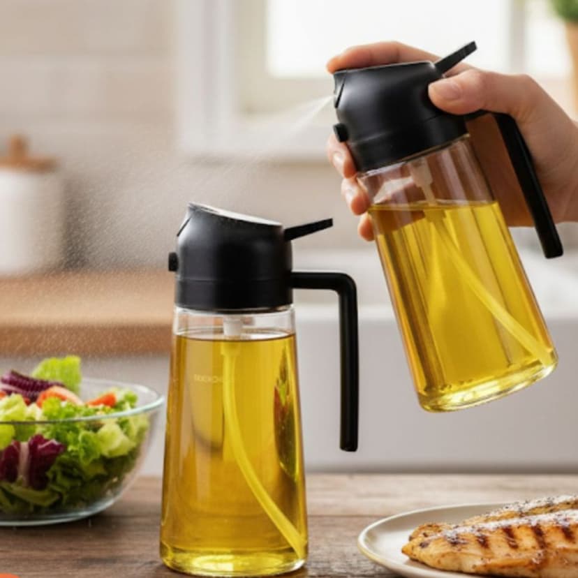 Borrifador Spray Dosador Galheteiro Porta Azeite Vinagre Óleo Molhos Cozinha - Sortido