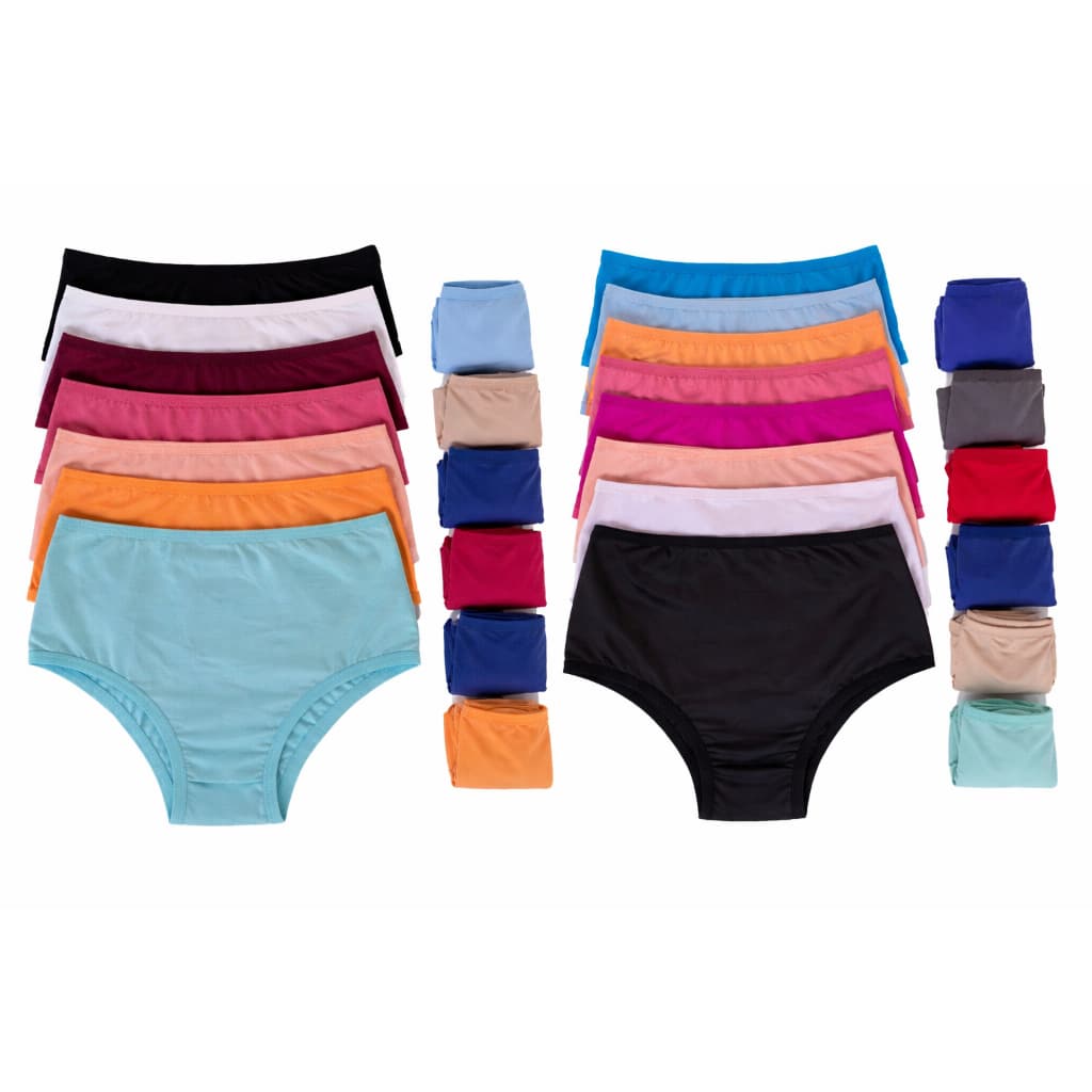 Kit 05 Calçola Calcinha Tangão  Senhora Plus Size Microfibra Confortavel