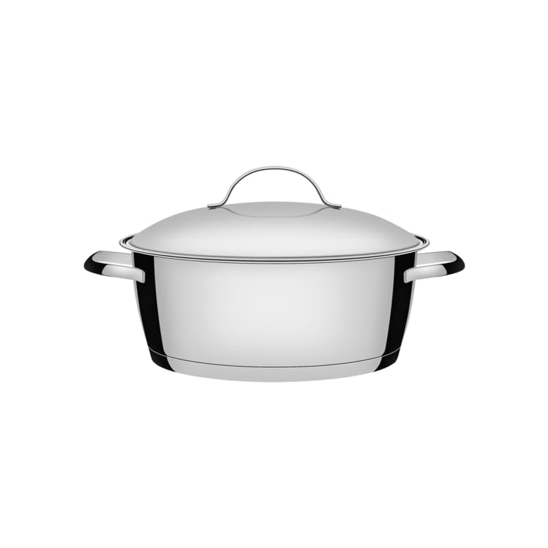 Caçarola Aço Inox Fundo Triplo Tramontina Allegra 24cm 4,2L panela grande