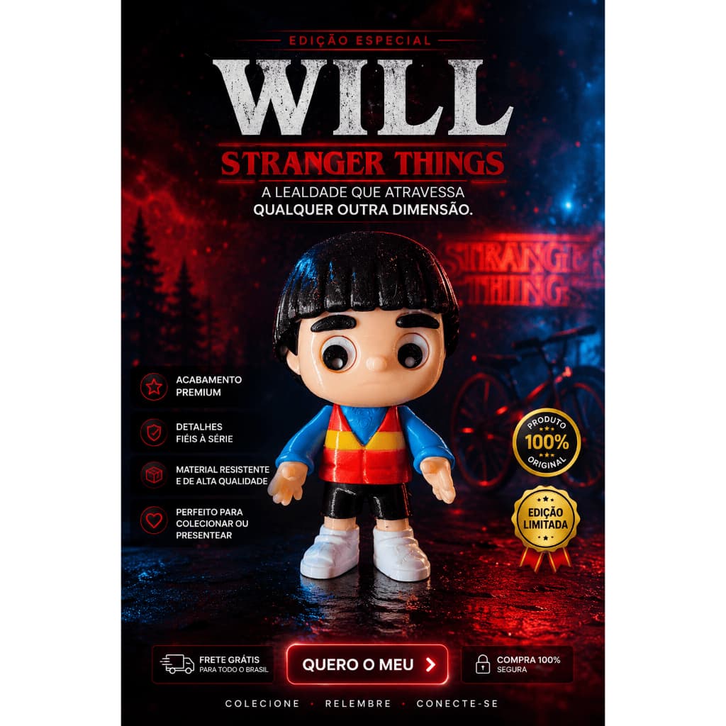 Will - Boneco Colecionável Stranger Things