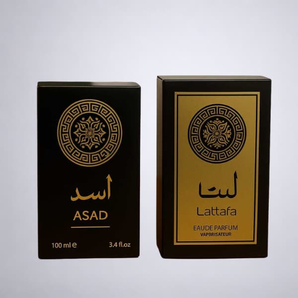 Kit 2 Perfumes Árabes Masculinos Amadeirados 100ml Alta Fixação Importados