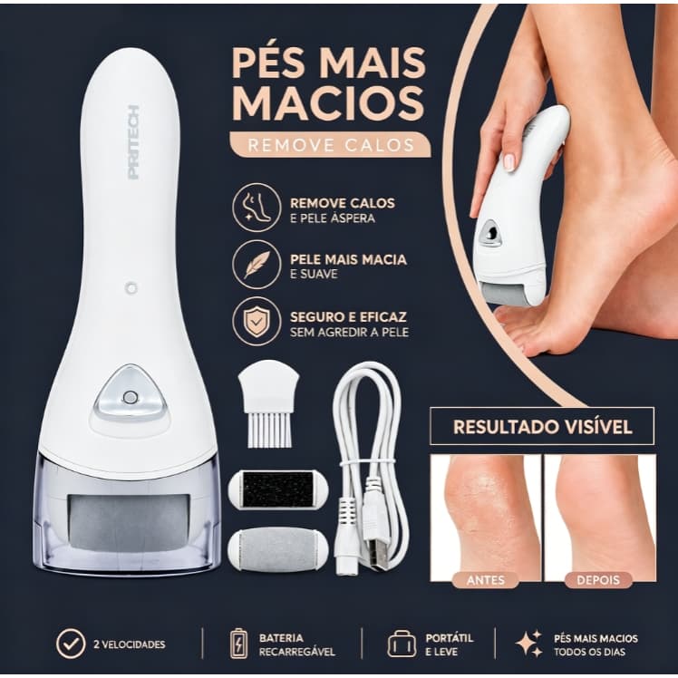 Lixador Para Pés Removedor Eletrônico Original Versátil 5W