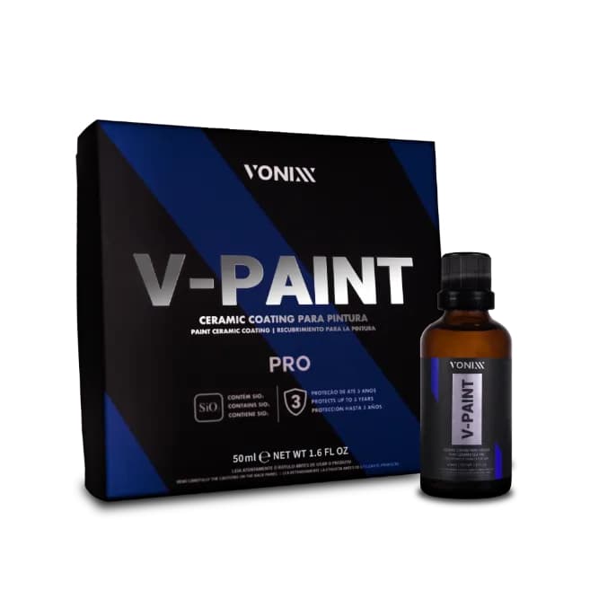 Vitrificador De Pintura V-Paint Pro 50ml Vonixx Coating 3 Anos