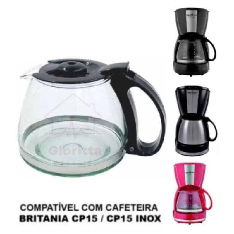 Jarra Cafeteira Britânia CP15 - 15 xícaras Vidro Reforçado