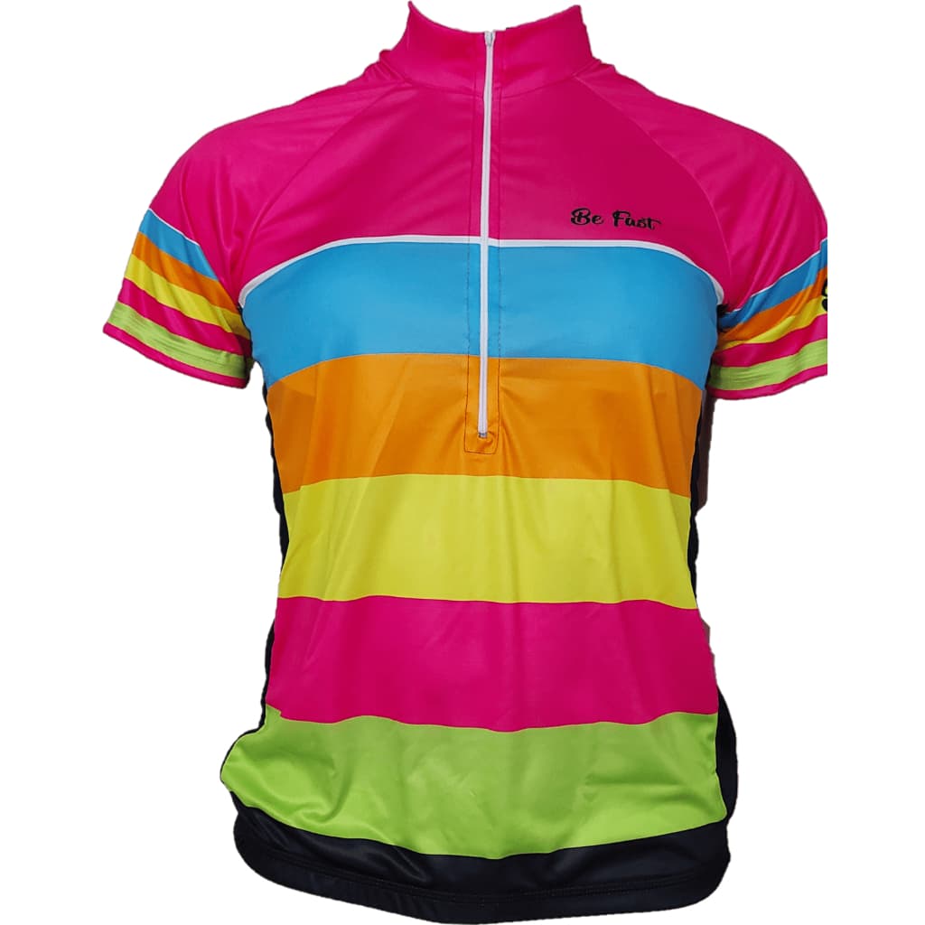 Camisa Ciclismo Feminina Be Fast Classic Colors