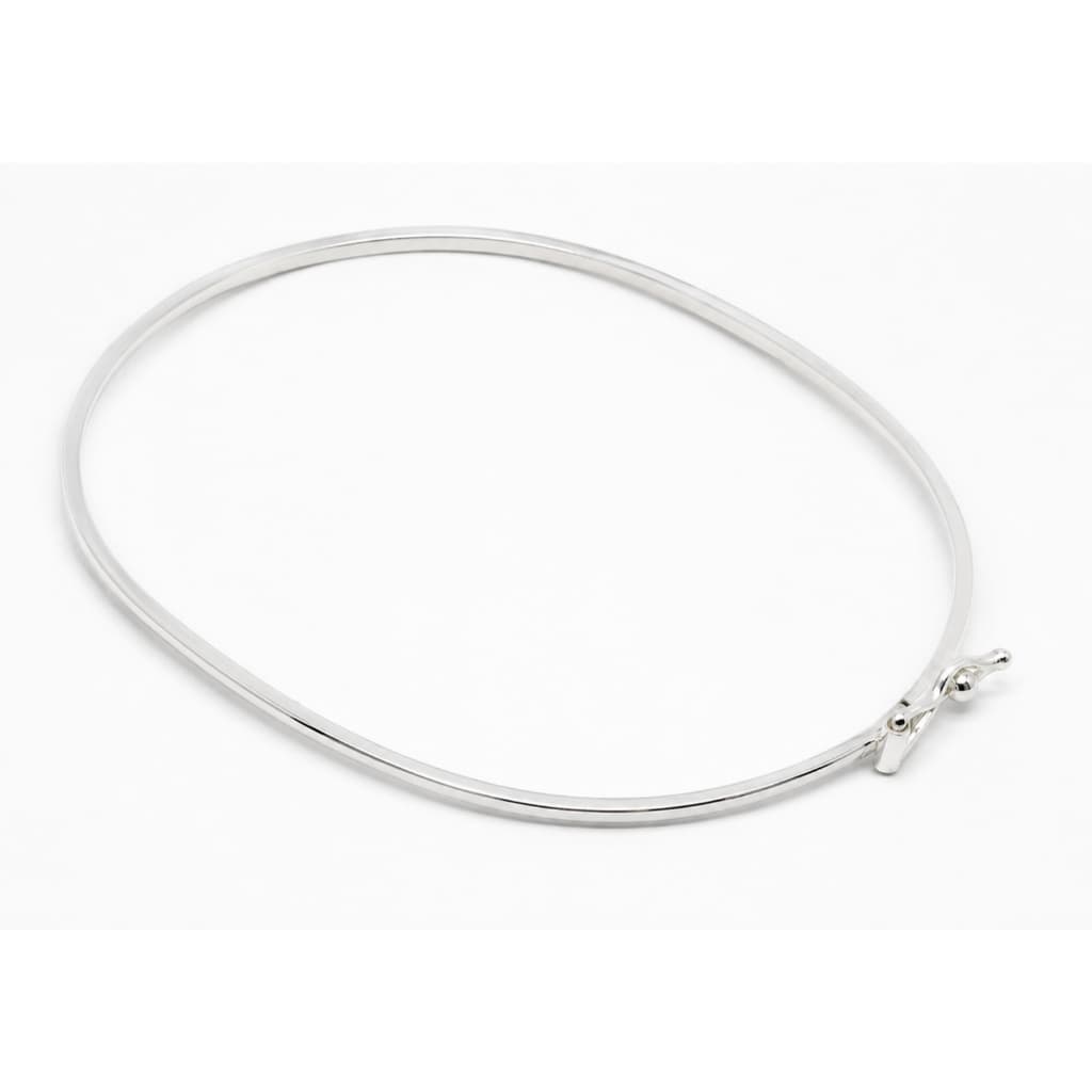 Bracelete Feminino Prata 925 Legítima Liso Elegante