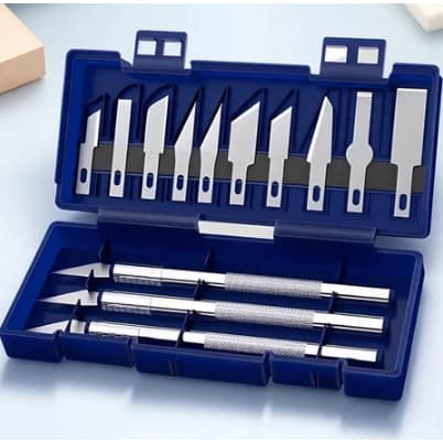 Kit de Estiletes de Precisão com 13 Peças (incluindo estojo magnético) - Ideal para artesanato e modelismo